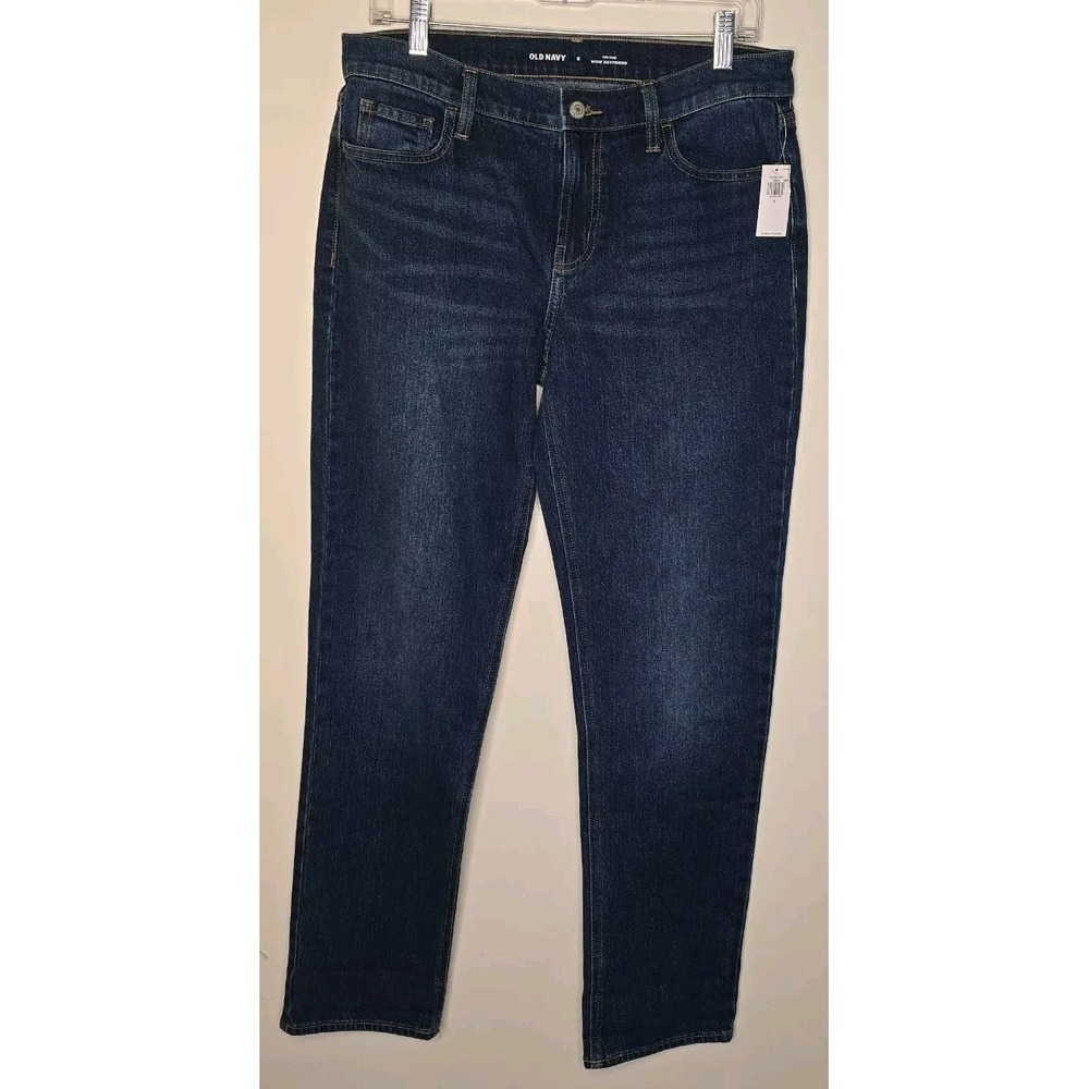 Old Navy Womens Jeans Regular Fit Skinny Leg‎ Flat Front Size 6